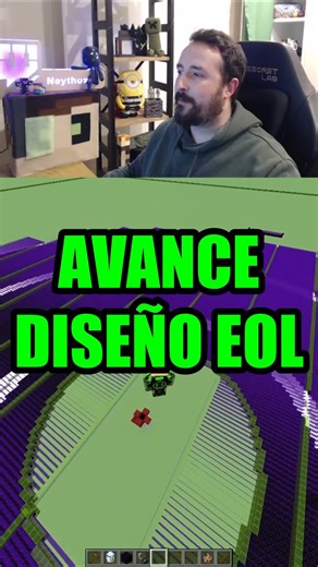 Avance Diseño EOL! #minecraft #minecrafttutorial #minecraftbuilding #minecraftmemes #gaming #neythox
