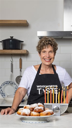 Woolworths TASTE on Instagram: "Bring some sweetness to your Hanukkah table with these classic sufganiyot (doughnuts) by Tracy Klass. Light, fluffy and impossible to stop at one! 🍩 Search “Sufganiyot / Doughnuts” on taste.co.za or find the recipe below. 🍽️ 24 🥣 30 minutes, plus 1–2 hours’ rising time ⏲️ 15 minutes 📌 Ingredients 1 cup lukewarm water, heated to about 40°C (see note) 1 T instant active dry yeast (note that this is more than 1 packet) 370 g flour 65 g icing sugar, plus extra for