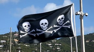 Jolly Roger Flag Stock Footage Video (100% Royalty-free) 5501150 | Shutterstock