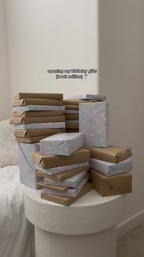 Unwrapping Birthday Book Gifts from Friends | Heartwarming Surprise