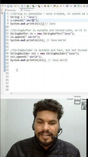 String | StringBuffer | StringBuilder #java #javaprogramming #javaforbeginners #javainterview