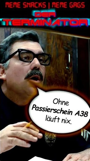 Der Terminator vs. den Passierschein A38?! 🤔 | Terminator Parodie 🤣