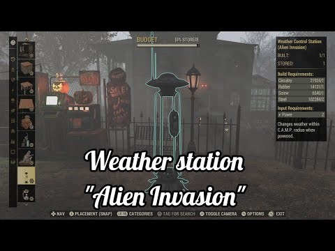 Fallout 76 - Weather station "Alien Invasion" - no commentary