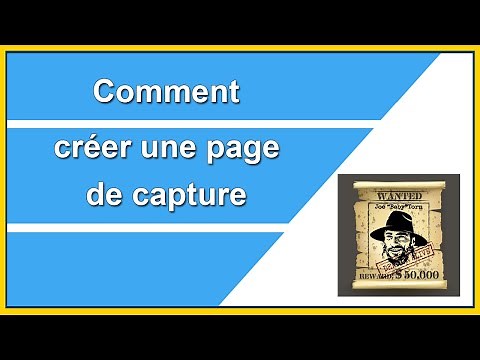 Comment créer une page de capture - (débutant)