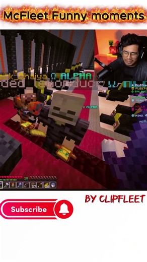 Funny Moments of #mcfleet #gamerfleet #Minecraft #Shorts