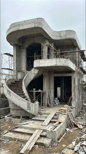 building a modern house