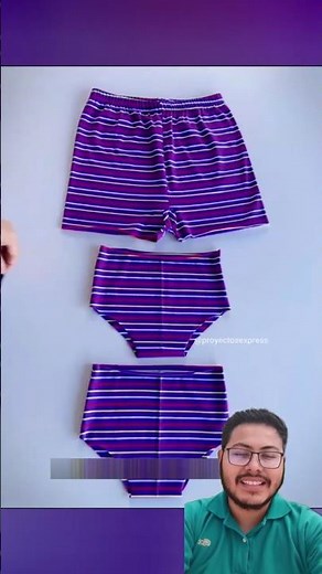 Don't throw away your old pants! Create 3 new garments in minutes ✂️