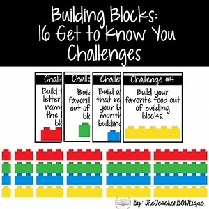 Building Blocks:  16 Get to Know You Challenges (Back to School) (Digital)