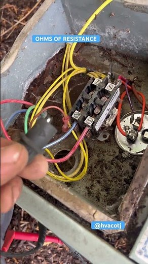 How to check ohms on Contactor. Also if too low will be cause of low voltage short. #hvac
