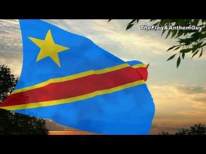 Flag and anthem of the Democratic Republic of Congo [CC]