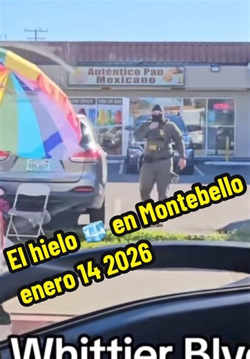El hielo 🧊 en Montebello enero 14 2026 creo que el esposo de la señora que vende tamales se lo llevaron comparte