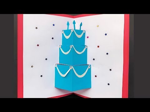 DIY Pop Up Cake Card - Easy Birthday Card Tutorial
