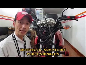 Led lights on a Honda CB 110.