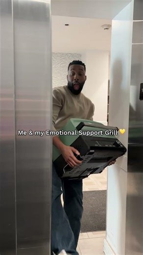 Me 🤝 My Emotional Support Grill
