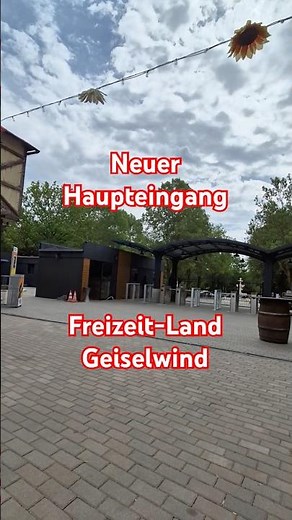 Neuer Eingang im Freizeitland Geiselwind #freizeitpark #themepark #bayern