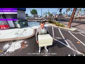 Attach objects to player using menyoo and animate