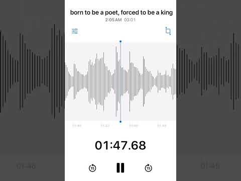 soldier, poet, king on voice notes (cover)