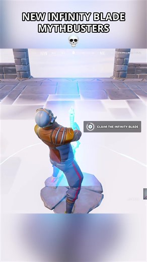 Fortnite Mythc Infinity Blade Mythbusters😳 #fortnite #fortniteglitch #fyp #foryoupage #relishh