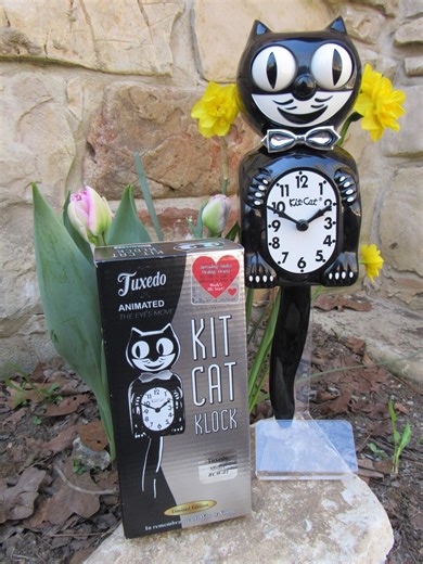 Vintage Classic Black Tuxedo Kit-cat Klock Wall Clock - USA MADE - Etsy