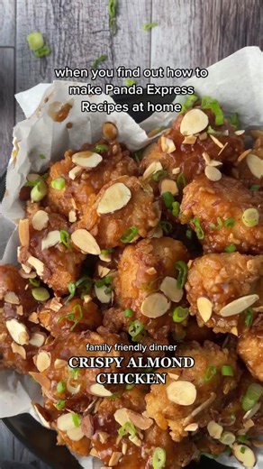 Crispy Almond Chicken Recipe Inspired by Panda Express