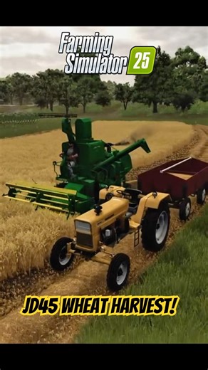 FS25 John Deere 45 Wheat Harvest | Riverbend Springs