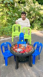 Chair table set unboxing 😍