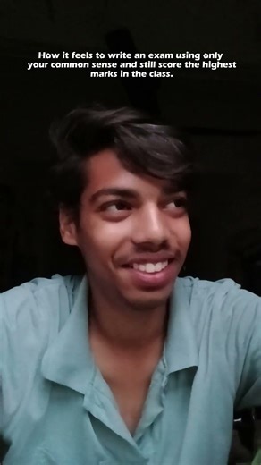 How it feels to write an exam using only your common sense #funnyshorts