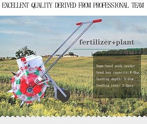 [Hot Item] Fertilization and Sowing Fertilizer Machine Manual Hand Push Seeder