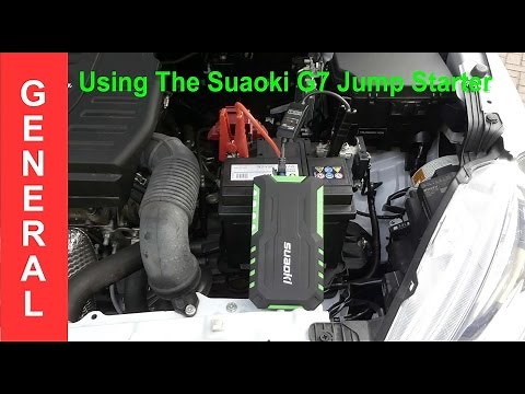 Suaoki G7 18000mAh Jump Start Unit Instructions