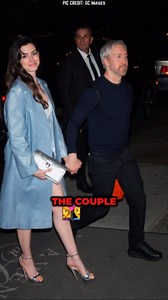 Anne Hathaway Goes On A Date Night With Husband Adam Shulman In NYC.