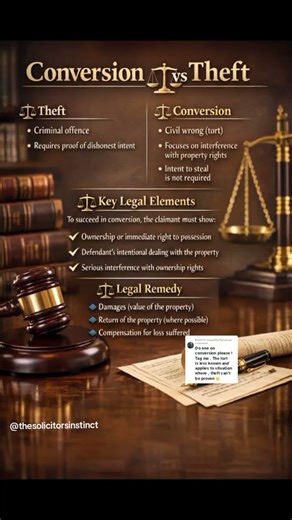 Understanding Conversion in Law.#futurelawyer #goviral #lawstudents #lawyers #fypage #law #lawlife
