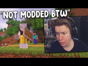 They told me this Minecraft wasn't modded...