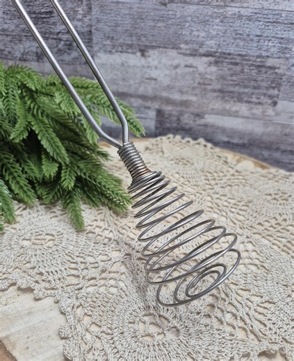 Coiled Stainless Steel Wire Whisk for Sauces, Gravy, Beating & Stirring, Vintage 1970s - Etsy
