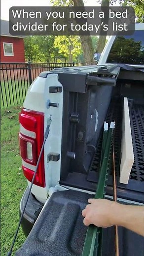 The Tmat DIY Bed Divider - Unlimited Orientations #trucks #toolstorage #diy