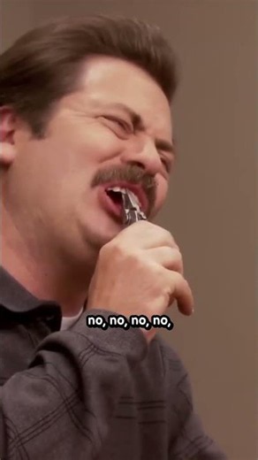 Ron Swanson Pulls His Own Tooth at Work #parksandrecreation