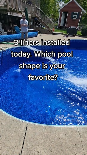 What pool shape do you like? #poolside #poolguy #ingrounds #swimmingpools #pools #poollife #liners #water