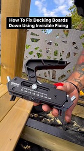 How To Install Decking Using Invisible Fixing #howto #diy #How #doityourself #hacks #lifehacks #reels | The Home Improvements Channel Uk