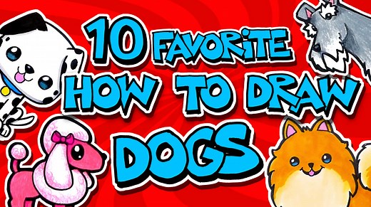 How To Draw Dogs (Our Top 10 Favorite Dog Lessons) - Art For Kids Hub — Free Drawing Lessons for Kids -