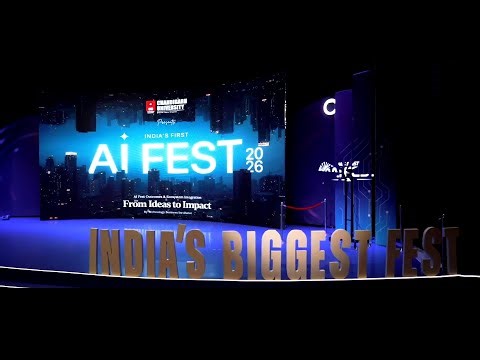 India's First and Biggest AI Fest at Chandigarh University!