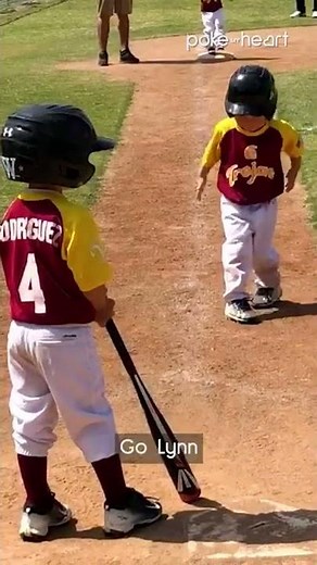 Little Kid Runs in Slow Motion During Baseball Game | Shorts
