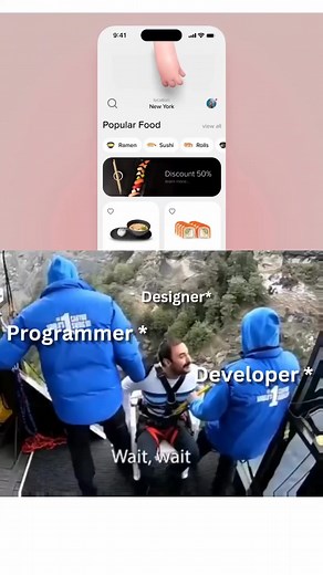 1.4K views · 8.1K reactions | When a Programmer and Developer meets a Designer  | Rishi Gupta | Facebook