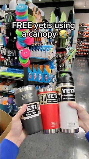 How to get free yeti cups!