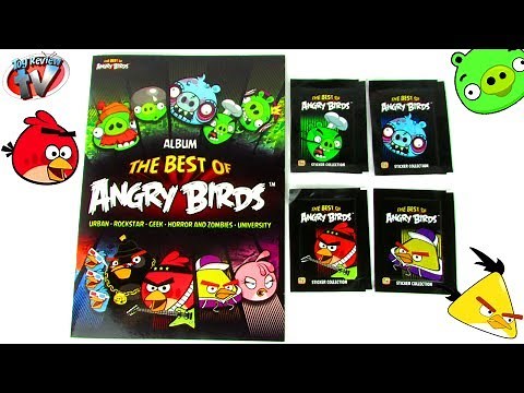 The Best Of Angry Birds Sticker Album Review & Pack Opening, Giromax