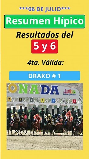 Resultados 5y6 LA RINCONADA. Mas de 4 MILLONES Pá Los GANADORES