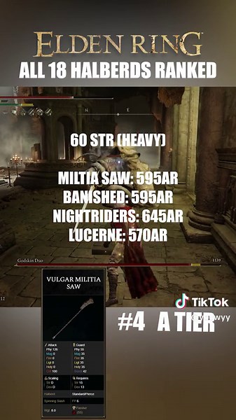 Ranking All 18 Halberds in VULGAR MILITIA SAW | Elden Ring Weapons