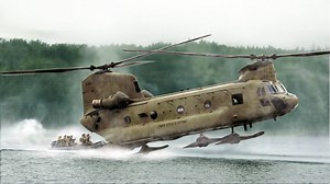 How US Massive CH-47 Lands on Water To Extract Special Forces
