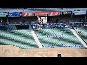 X Games 15: Todd Potter practicing his sick whip FMX