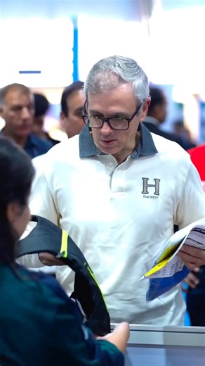 The Hon'ble Chief Minister of Jammu & Kashmir, Shri Omar Abdullah sb, will be participating in the Half Marathon at #VDHM25. Earlier today, he collected his bib at the Vedanta presents Mirchi Get Active Expo, marking his readiness for the race this Sunday 12oct. Omar Abdullah sb Miss Sakina Itoo-NC Noorabad J&K National Conference | NC warriors Block Manzgam