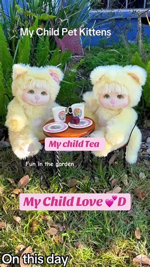 1987 My Child Doll Pet Kitten. The My Children Collection 1985/1988 #mychild #mylove #mychildpet #mattel #mychilddollpet