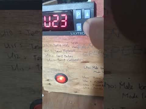 ZL 7801A settings for incubator